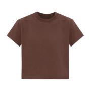 Rick Owens Top Cropped Small Level T Brown, Dam