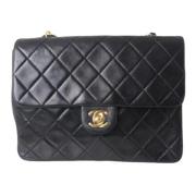 Chanel Vintage Pre-owned Laeder axelremsvskor Black, Dam