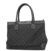 Gucci Vintage Pre-owned Canvas gucci-vskor Black, Dam