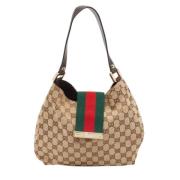 Gucci Vintage Pre-owned Canvas handvskor Brown, Dam