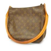 Louis Vuitton Vintage Pre-owned Tyg louis-vuitton-vskor Brown, Dam