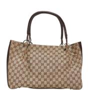 Gucci Vintage Pre-owned Laeder gucci-vskor Beige, Dam