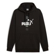 Puma Power Graphic H Hoodie Black, Herr