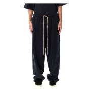 Fear Of God Mysiga Avslappnade Fleece Sweatpants Black, Herr