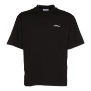 Off White Skate S/S Tee Svart Vit Black, Herr