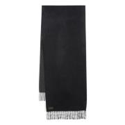 Canali Lyxigt Cashmere Scarf, Tillverkad i Italien Blue, Herr