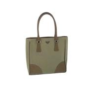 Prada Vintage Pre-owned Laeder handvskor Green, Dam