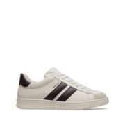 Bally Vita Lädersneakers med Modern Twist White, Herr