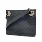 Gucci Vintage Pre-owned Canvas gucci-vskor Black, Dam