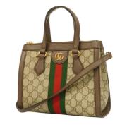 Gucci Vintage Pre-owned Tyg gucci-vskor Beige, Dam