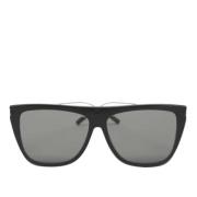 Yves Saint Laurent Vintage Pre-owned Acetat solglasgon Black, Dam