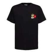 Barrow Svart bomullst-shirt med logotyptryck Black, Herr