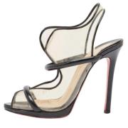 Christian Louboutin Pre-owned Pre-owned Laeder sandaler Black, Dam