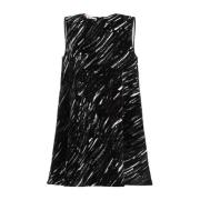 Marni Svart Klänning Crn99, Elegant Stil Black, Dam