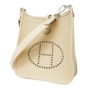 Hermès Vintage Pre-owned Laeder axelremsvskor Beige, Dam