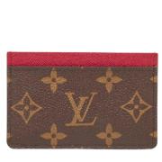 Louis Vuitton Vintage Pre-owned Belagd canvas plnbcker Brown, Dam