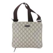 Gucci Vintage Pre-owned Canvas gucci-vskor Beige, Dam