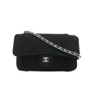 Chanel Vintage Pre-owned Nylon chanel-vskor Black, Dam