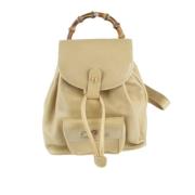 Gucci Vintage Pre-owned Laeder gucci-vskor Beige, Dam