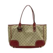 Gucci Vintage Pre-owned Canvas gucci-vskor Beige, Dam