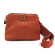 Hermès Vintage Pre-owned Bomull crossbodyvskor Brown, Dam