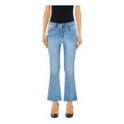 Liu Jo Hög Midja Prinsessa Jeans Blue, Dam