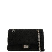 Chanel Vintage Pre-owned Tyg chanel-vskor Black, Dam