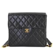 Chanel Vintage Pre-owned Laeder chanel-vskor Black, Dam