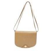 Dior Vintage Pre-owned Belagd canvas axelremsvskor Beige, Dam