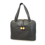 Chanel Vintage Pre-owned Laeder chanel-vskor Black, Dam