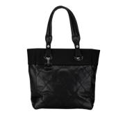 Chanel Vintage Pre-owned Laeder totevskor Black, Dam