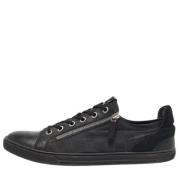 Louis Vuitton Vintage Pre-owned Laeder sneakers Black, Herr