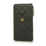 Chanel Vintage Pre-owned Laeder plnbcker Black, Dam