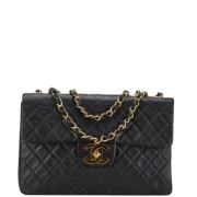 Chanel Vintage Pre-owned Tyg chanel-vskor Black, Dam