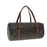 Louis Vuitton Vintage Pre-owned Canvas handvskor Brown, Dam