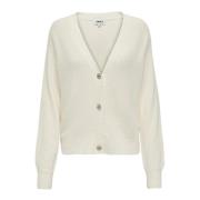 ONLY Vit Dam Cardigan White, Dam