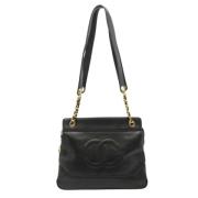 Chanel Vintage Pre-owned Laeder totevskor Black, Dam