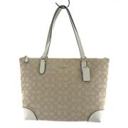 Coach Pre-owned Pre-owned Canvas totevskor Beige, Dam