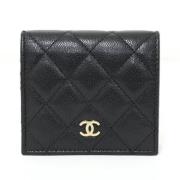 Chanel Vintage Pre-owned Laeder plnbcker Black, Dam