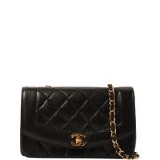 Chanel Vintage Pre-owned Tyg chanel-vskor Black, Dam