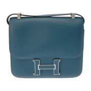 Hermès Vintage Pre-owned Laeder axelremsvskor Blue, Dam