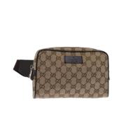 Gucci Vintage Pre-owned Canvas gucci-vskor Beige, Dam