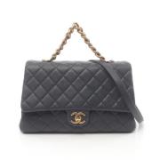 Chanel Vintage Pre-owned Laeder chanel-vskor Blue, Dam