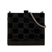 Louis Vuitton Vintage Pre-owned Laeder axelremsvskor Black, Dam