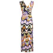 Emilio Pucci Pre-owned Pre-owned Tyg klnningar Multicolor, Dam