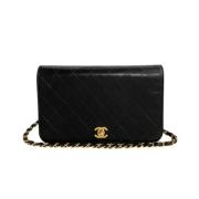 Chanel Vintage Pre-owned Laeder chanel-vskor Black, Dam