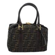 Fendi Vintage Pre-owned Canvas fendi-vskor Brown, Dam