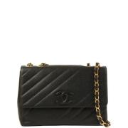 Chanel Vintage Pre-owned Laeder chanel-vskor Black, Dam