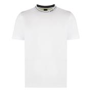 Hugo Boss Bomull Crew-neck Logo T-shirt White, Herr