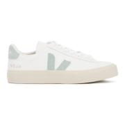 Veja Vita Lädersneakers för Kvinnor White, Dam